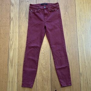 Liverpool Los Angeles Straight HighRise Ankle in light Maroon Size 2